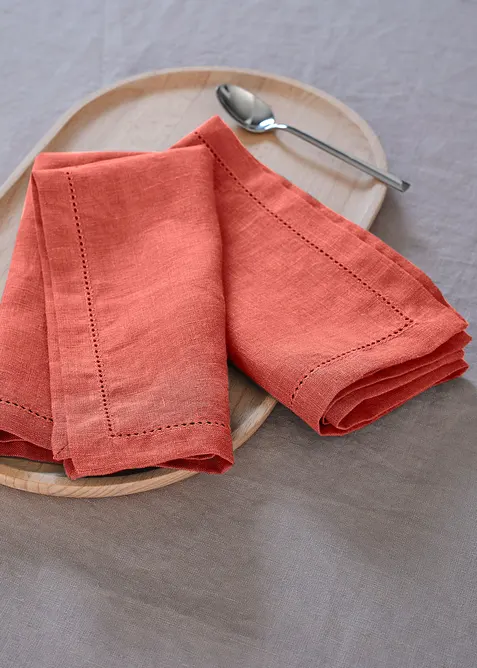 Leinen Stoffservietten (2er Pack), bonprix