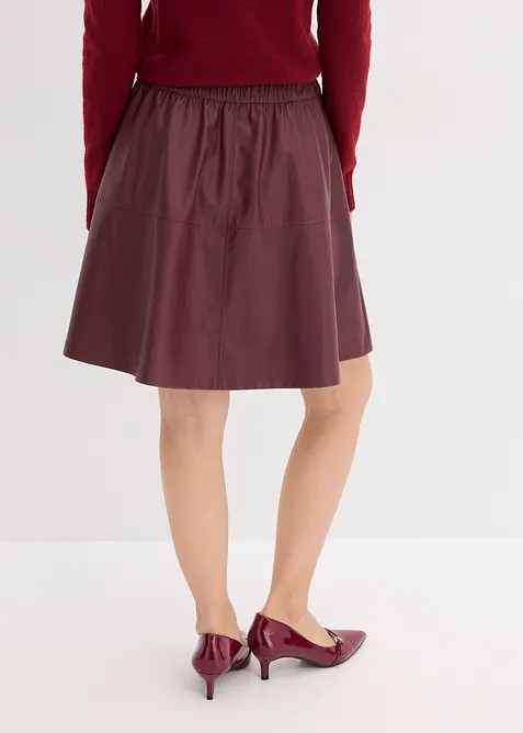 Jupe courte enduite, bonprix