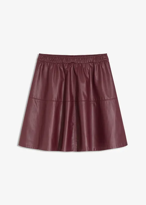 Jupe courte enduite, bonprix