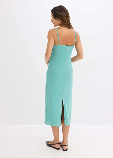Maxikleid mit tiefem Ausschnitt, bonprix