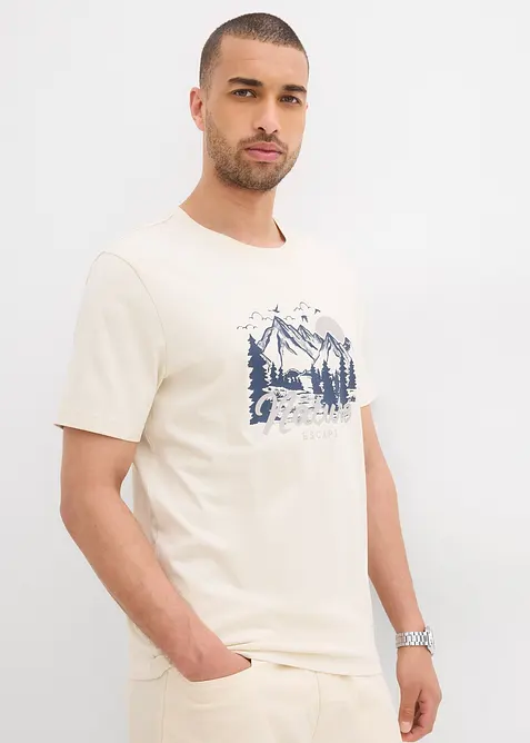 T-Shirt aus reiner Bio-Baumwolle, bonprix