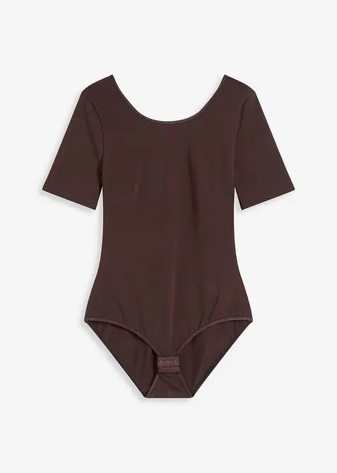 Halbarm-Body mit Baumwolle, bonprix