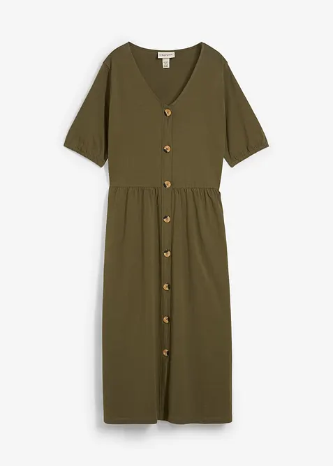 Midikleid aus reiner Baumwolle, bonprix