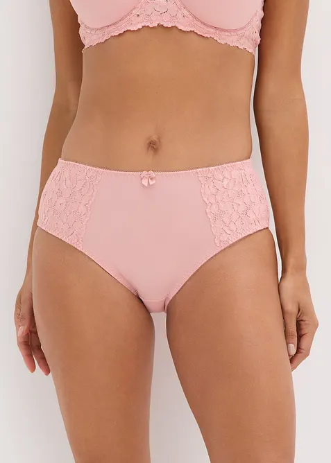 Maxislip mit zarter Spitze (2er Pack), bonprix