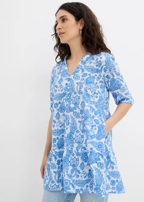 Long-Tunika aus reiner Baumwolle, bonprix