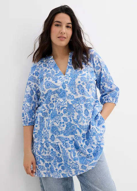 Tunique longue 100% coton, bonprix