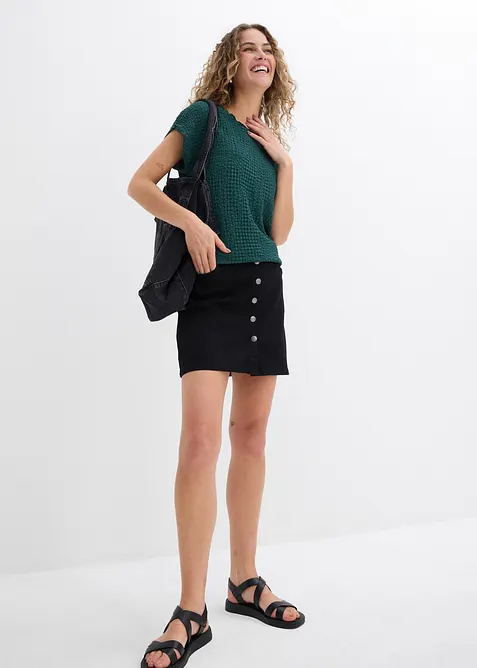 Top en crêpe léger, bonprix