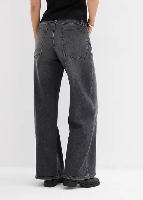 Jean large taille haute, bonprix