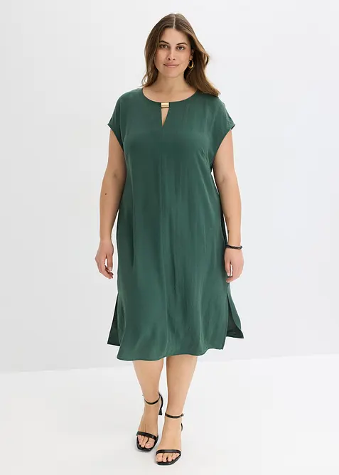 Robe en matière texturée, bonprix