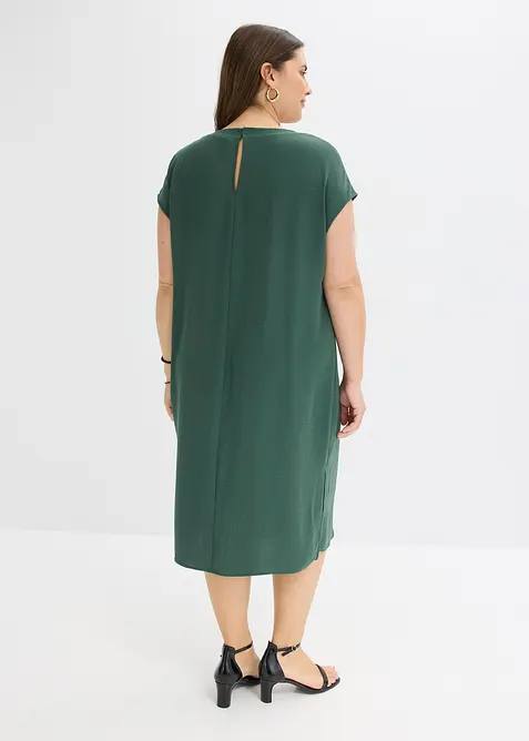Robe en matière texturée, bonprix