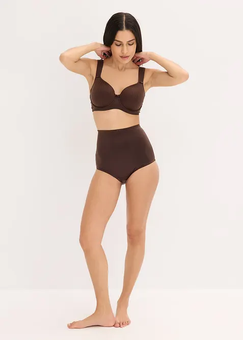 Culotte sculptante avec effet brillant, maintien léger, bonprix