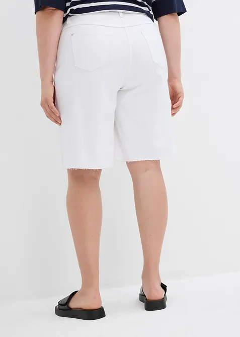 Bermuda mit offener Saumkante, bonprix