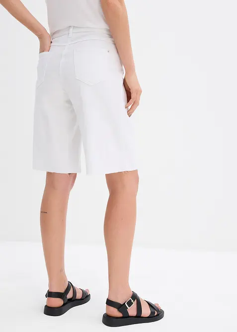 Bermuda mit offener Saumkante, bonprix