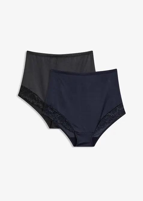 Shape Slip mit Glanzeffekt und mittlerer Formkraft (2er Pack), bonprix