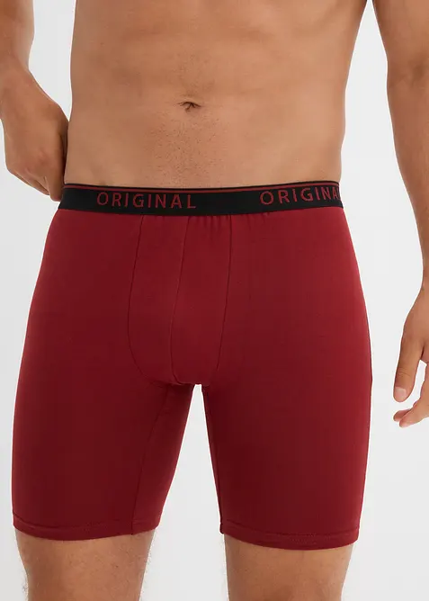 Lange Boxershorts mit Baumwolle (2er Pack), bonprix