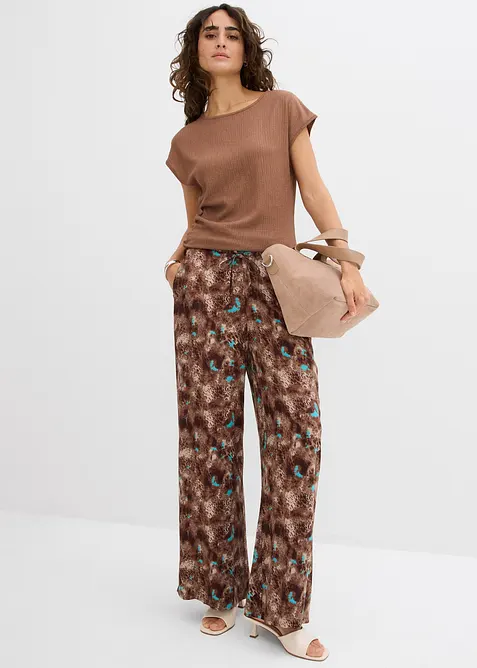 Schlupfhose aus fließender Viskose, bonprix