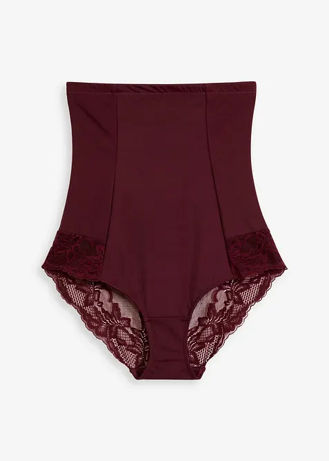 Culotte taille haute sculptante avec dentelle, maintien fort, bonprix