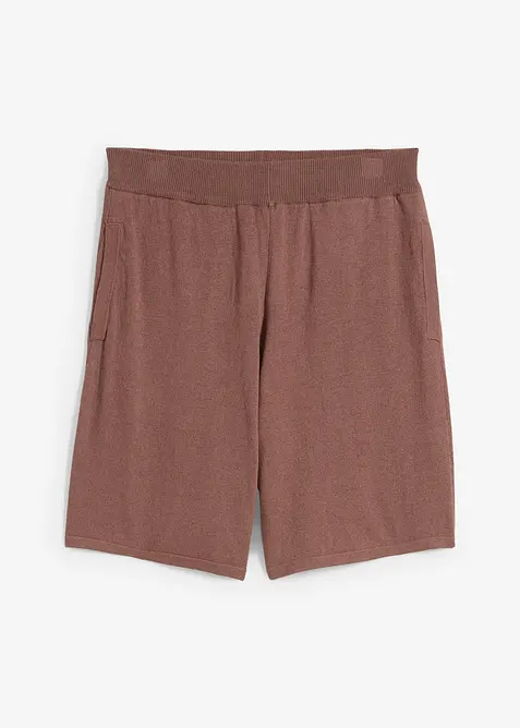 Short en fine maille avec taille élastiquée, bonprix