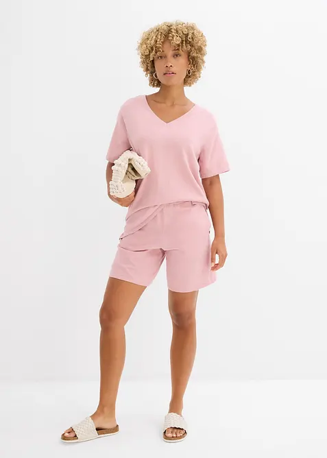 Feinstrickshirt mit Leinen, bonprix