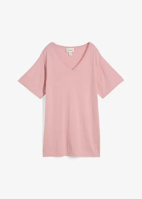 Feinstrickshirt mit Leinen, bonprix