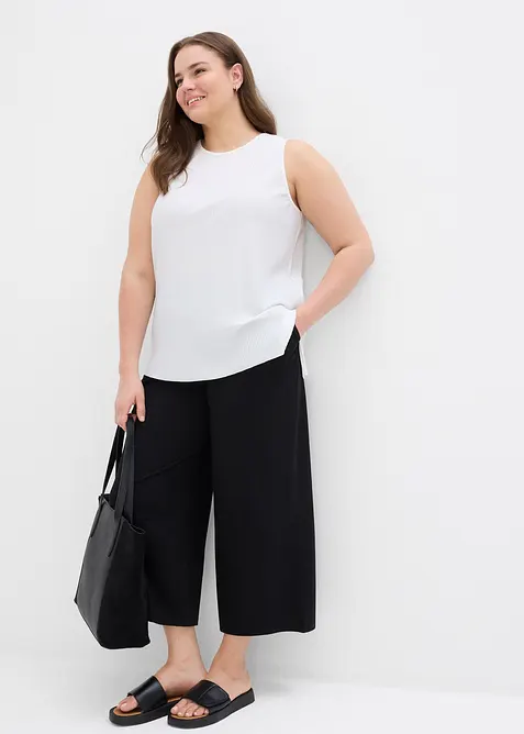 7/8-Hose aus Bio-Baumwolle mit Stretch, bonprix