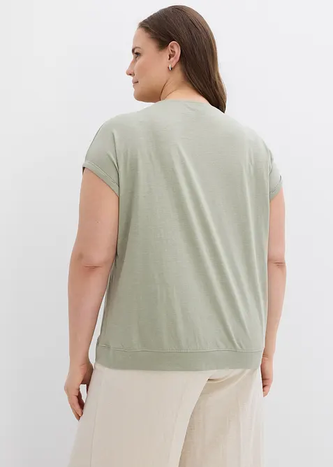 T-Shirt aus reiner Bio-Baumwolle (2er Pack), bonprix