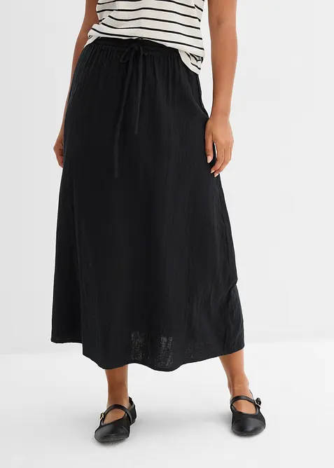 Maxirock aus weichem Musselin, bonprix