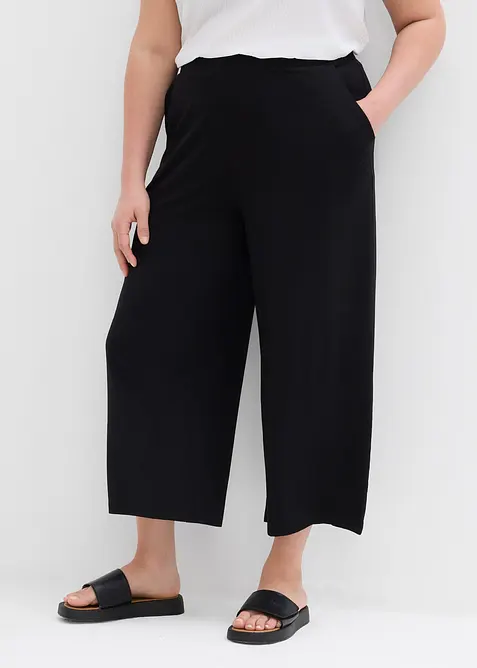 7/8-Hose aus Bio-Baumwolle mit Stretch, bonprix