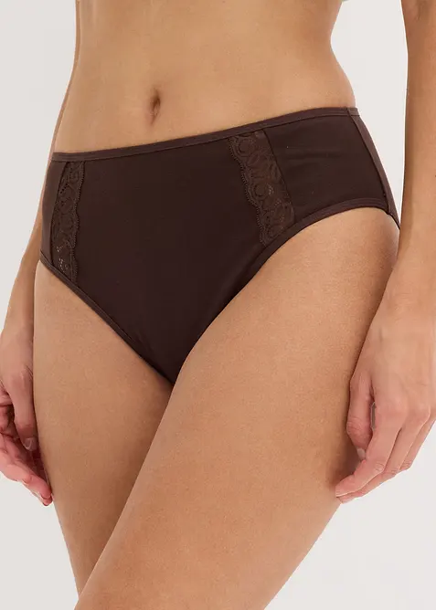 Maxislip mit Bio-Baumwolle (4er Pack), bonprix