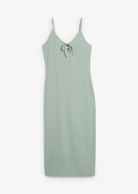 Robe midi en crêpe léger, bonprix