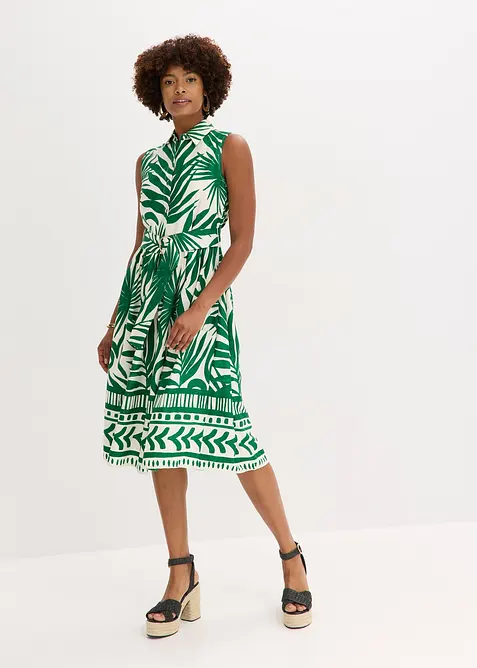 Blusenkleid aus fließender Viskose, bonprix