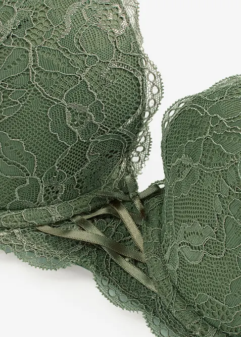 Soutien-gorge à coques et dentelle, bonprix
