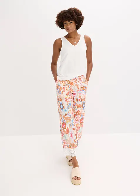 Hose mit Spitze, bonprix