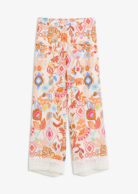 Pantalon avec bordure dentelle, bonprix