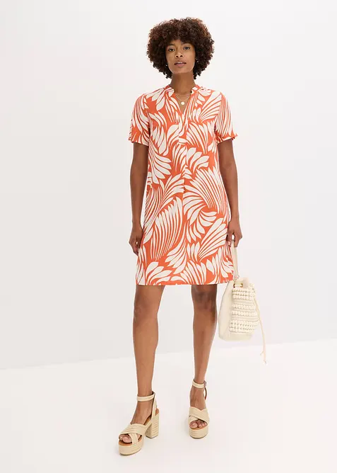 Tunika-Kleid aus fließender Viskose, bonprix