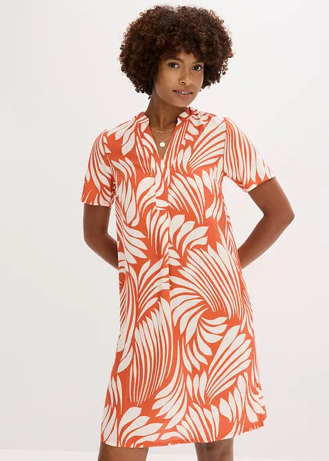 Tunika-Kleid aus fließender Viskose, bonprix