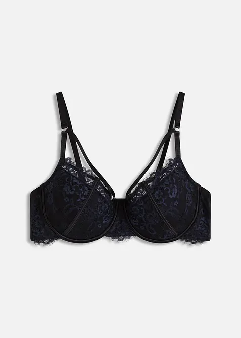 Soutien-gorge à coques avec dentelle à franges, bonprix