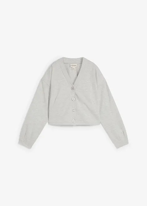 Sweat zippé en viscose mélangée, bonprix