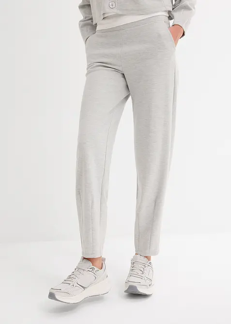 Barrelhose aus leicht glänzendem Viskose-Mix, bonprix