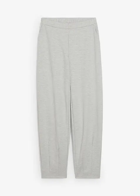 Barrelhose aus leicht glänzendem Viskose-Mix, bonprix