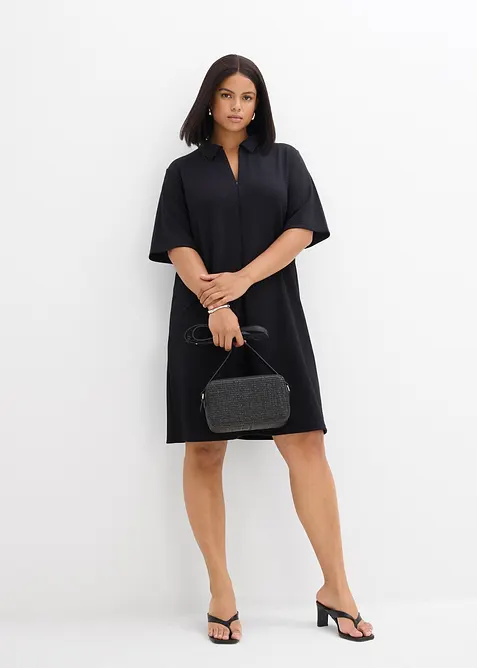 Polokleid aus softem Scuba, bonprix