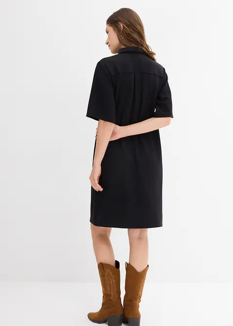 Polokleid aus softem Scuba, bonprix