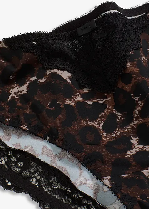 Maxislip mit zarter Spitze (2er Pack), bonprix