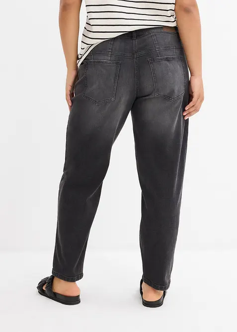 Barrel-Jeans Mid Waist, bonprix