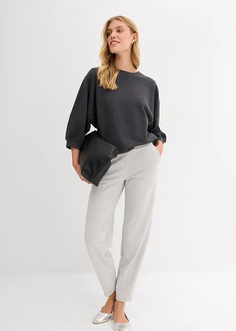 Oversize-Sweatshirt aus reiner Baumwolle, bonprix