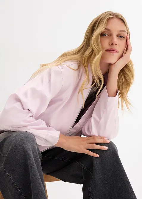 Softblouson aus glänzendem Viskose-Mix, bonprix