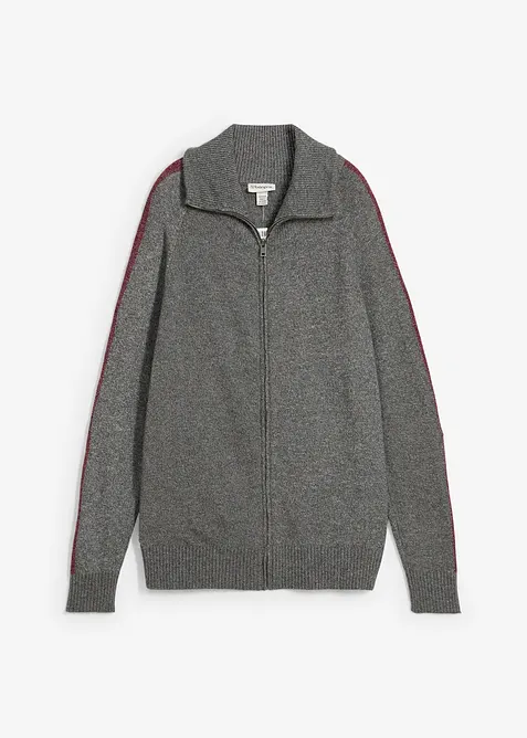 Gilet en maille douce de laine mélangée, bonprix