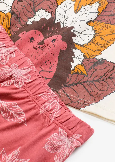 Capri Pyjama aus reiner Bio-Baumwolle, bonprix