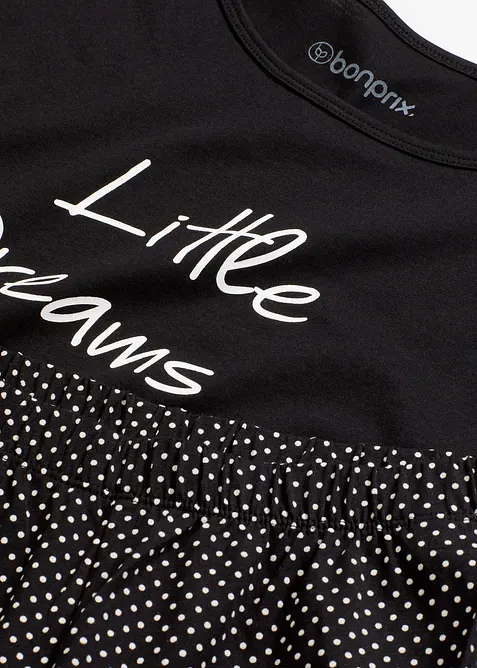 Capri Pyjama aus reiner Bio-Baumwolle, bonprix