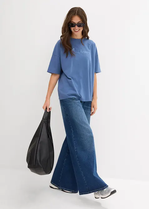 Oversize-Shirt aus reiner Bio-Baumwolle, bonprix